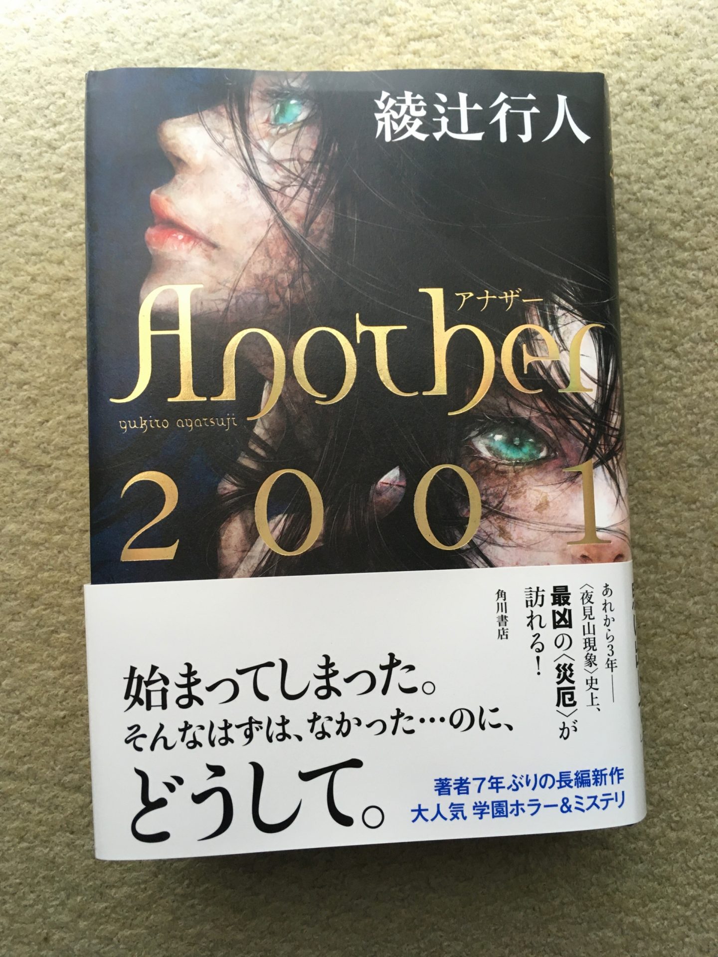 800ページの分厚さ スラスラ読める 序盤のヒントはミスリード 綾辻行人 Another01 感想 本と漫画のレビュー