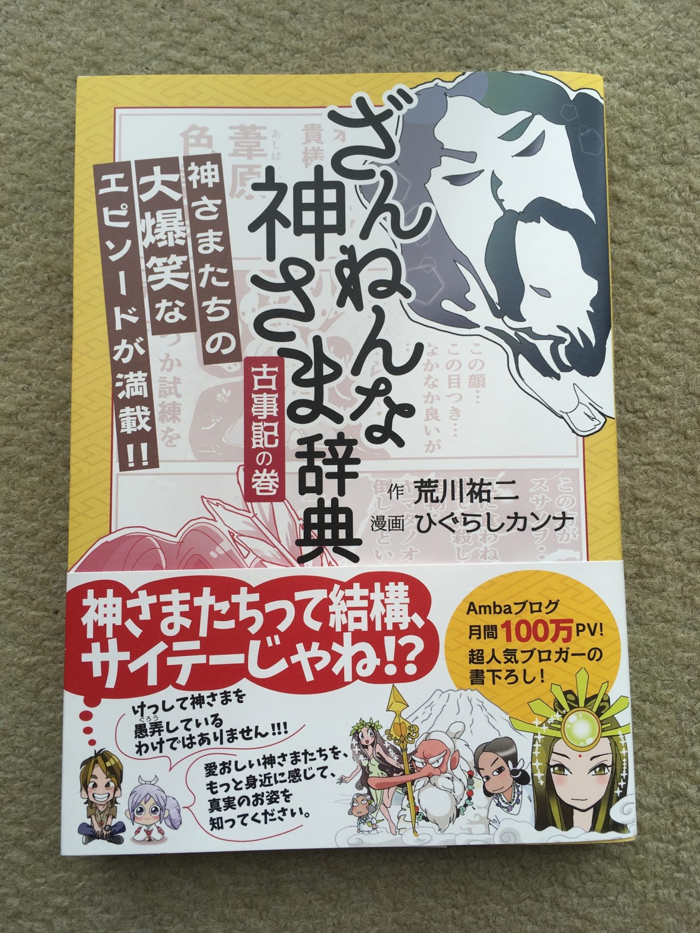 神様をゆるく解説 スサノオやアマテラスを漫画とイラストで ざんねんな神さま辞典 古事記の巻 感想 本と漫画のレビュー